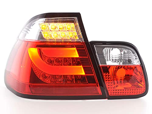 Pair of B. Series 3 E46 Saloon 1998 to 2001 Red Chrome LED-33741707