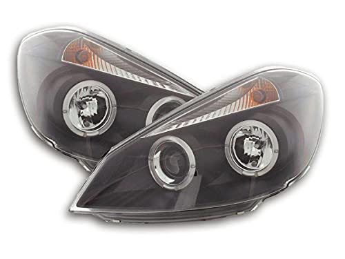 Pair of Headlights R. Clio 05-14 Black 33413324