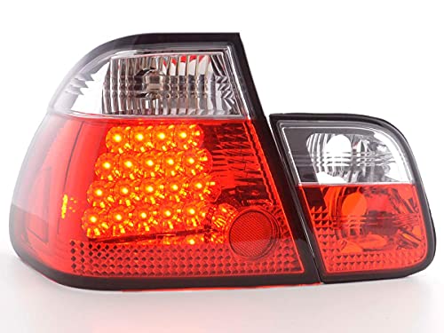 Paar B. 3er E46 Limousine 98–01 Rot-Chrom-LED-33321790