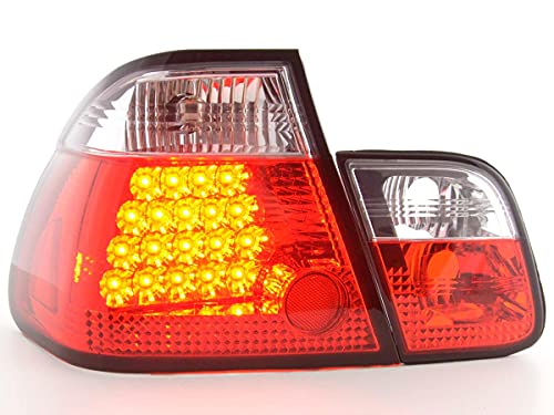 Pair of B. 3 Series E46 Saloon 98-01 Red Chrome LED-33321790