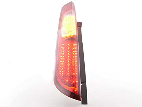 F. Focus 2 5 Door Rear Lights 2004 to 2008 Red Chrome LED-33756283