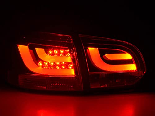 Paar Rückleuchten V Golf 6 1K 2008 bis 2012, rotes Chrom, LED-33832684