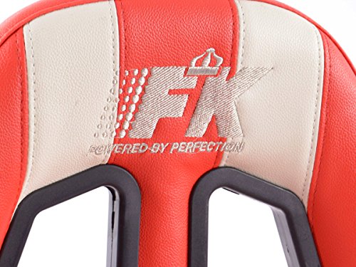 Sportseat Set Indianapolis artificial leather Red //white