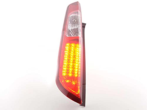 F. Focus 2 5 Door Rear Lights 2008 to 2010 Red Chrome LED-33792844