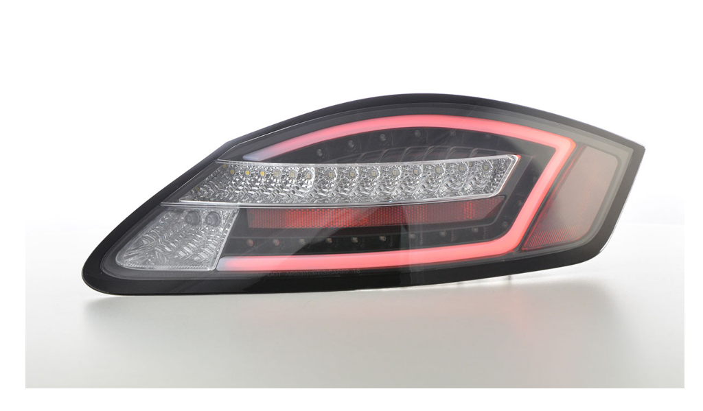 FK SET BLACK LED LIGHTBAR REAR LIGHTS PORSCHE BOXSTER 987 04-09 - LJ Automotive