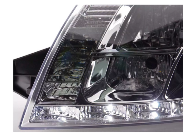 FK LED DRL Lightbar Projektorscheinwerfer Audi TT 8N 99-06 Chrom 1.8 3.2 LHD