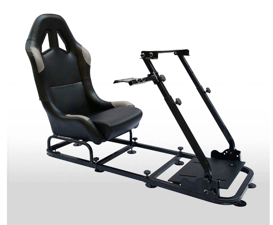 Driving Game Folding Chair Sim Racing Seat & Frame Xbox PS PC Gaming Wheel Rig
