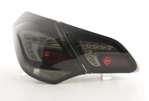 FK Pair Opel Vauxhall Astra J 5-door 10- black LED DRL Rear Lights Tail LHD