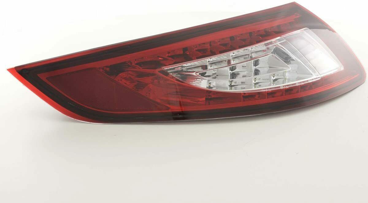 FK Pair LED Rear Lights Porsche 911 type 997 An 05-09 red / clear 997.1 C2S LHD - LJ Automotive