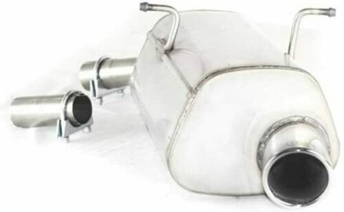 Stainless Steel sports exhaust back box Mini One Cooper 1.4i 1.6i 00-06 90mm - LJ Automotive