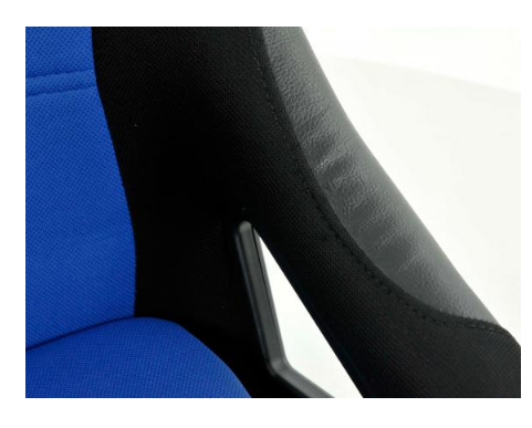 FK Bucket Sports Seats Set Black & Blue Car Van 4x4 Camper Defender Transporter - LJ Automotive