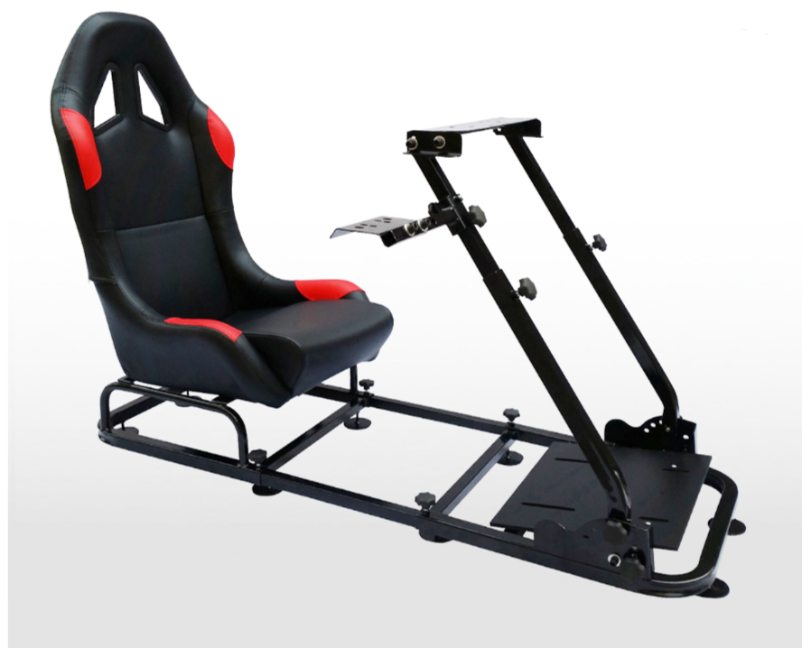 Driving Game Chair Sim Racing Seat & Frame Xbox Playstation PC Gaming Wheel Rig